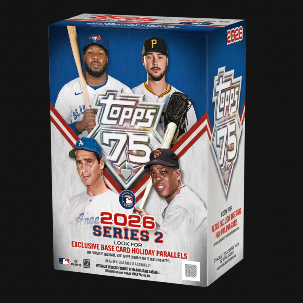 Topps 75 Series 2 con fondo negro